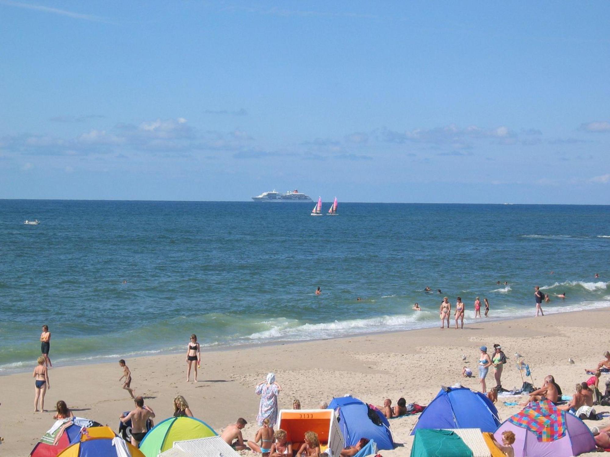 Kleine-Niedliche-Friesenwohnung Westerland Buitenkant foto