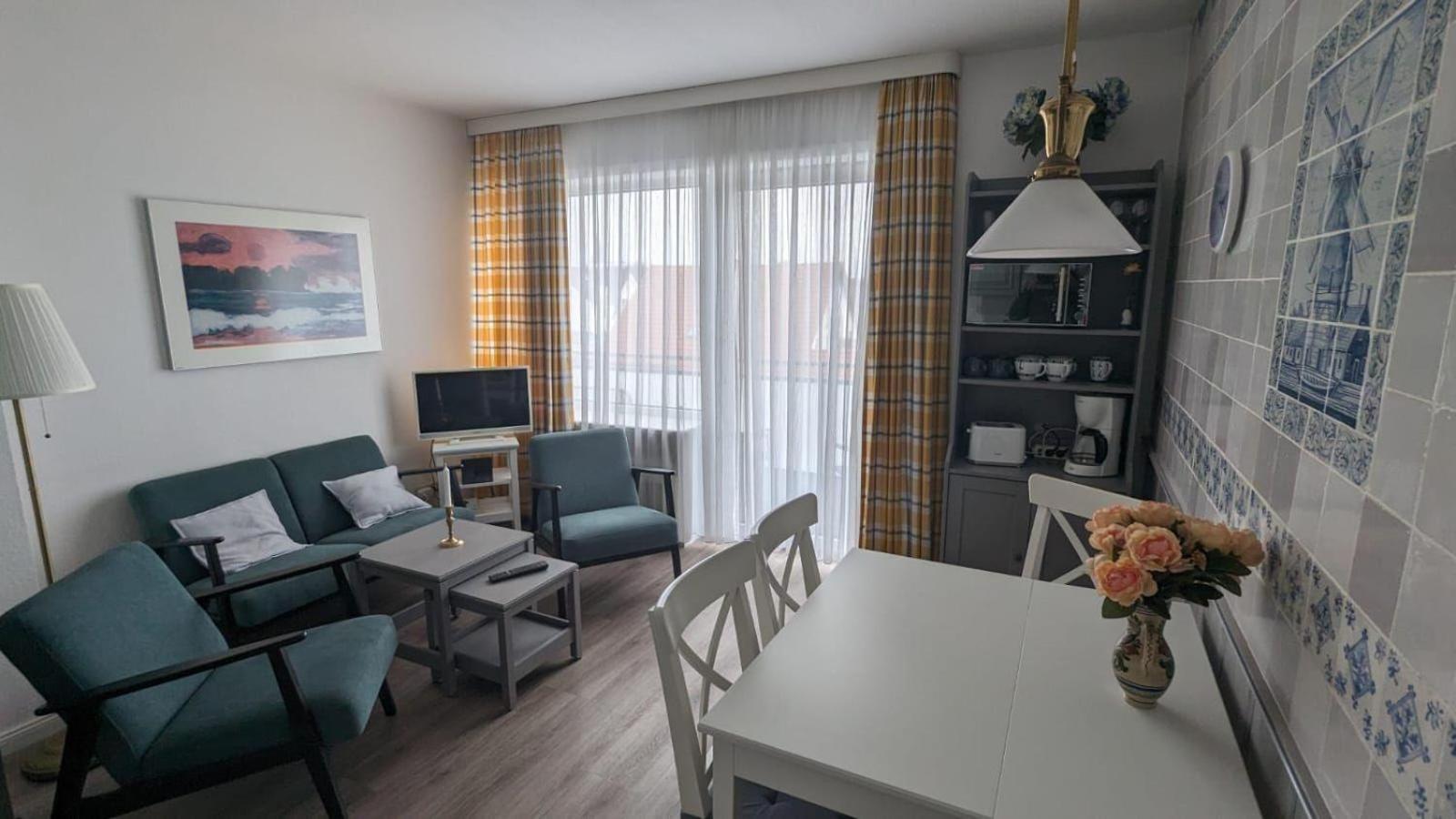 Kleine-Niedliche-Friesenwohnung Westerland Buitenkant foto